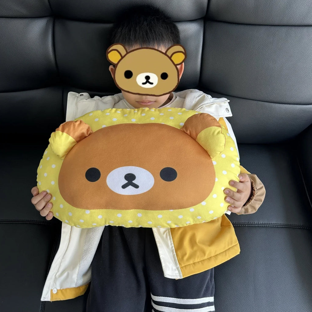 Lovely Rilakkuma Back Cushion Comfortable Cartoon Bear Throw Pillow Sofa Bed Home Decor Japanese Style Bedside Cushion Gift Girl